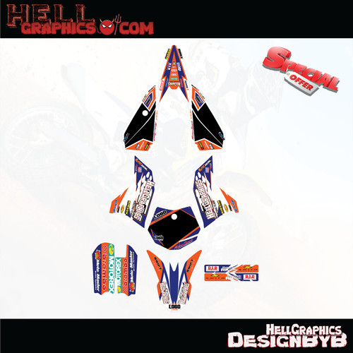 Graphics kit for ktm50 - graphics,
