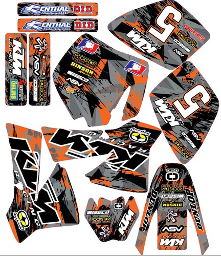 Adesivi ktm sx50 grafica - sx50,