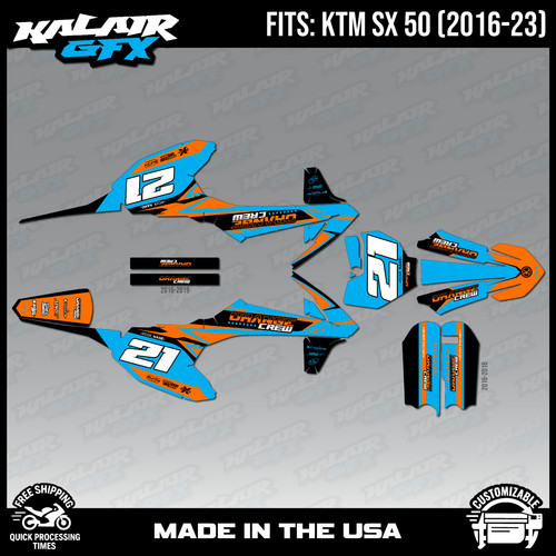 Graphics kit for ktm 50sx - for,