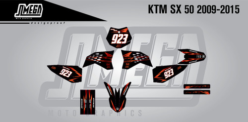 Ktm 2009 2015 graphics - ktm, sx