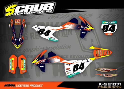 Adesivo ktm decor 2016 - sx,