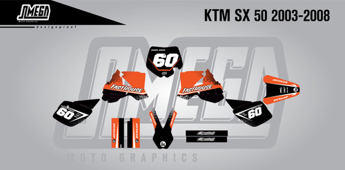 Ktm 2003 2008 graphics - ktm, 50