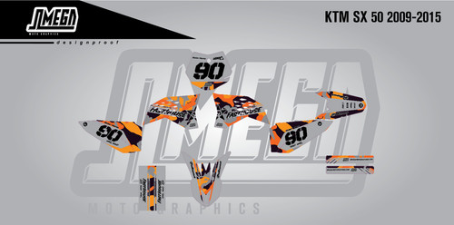 Ktm 2009 2015 graphics - 50,