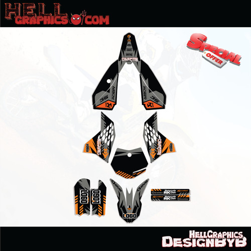 Graphics kit fit ktm 50 - ktm, sx