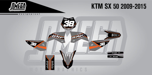 Ktm 2009 2015 graphics - sx, 2009-2015