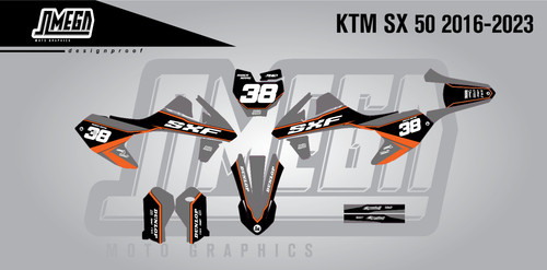 Ktm 2016 2023 graphics - ktm, 50